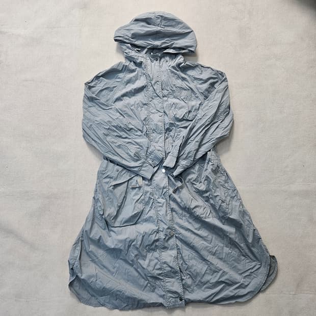 66 지오송지오 바람막이 후드 롱 자켓 0311Y