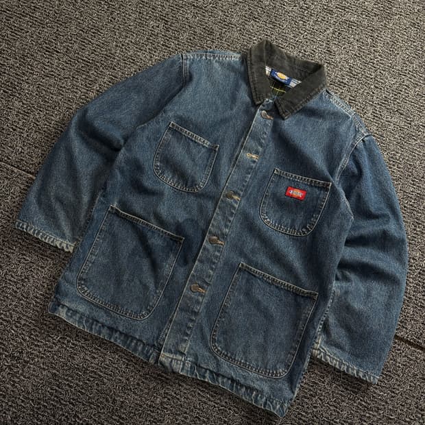 디키즈 USA 오리지날 데님 초어 워크 자켓 1766