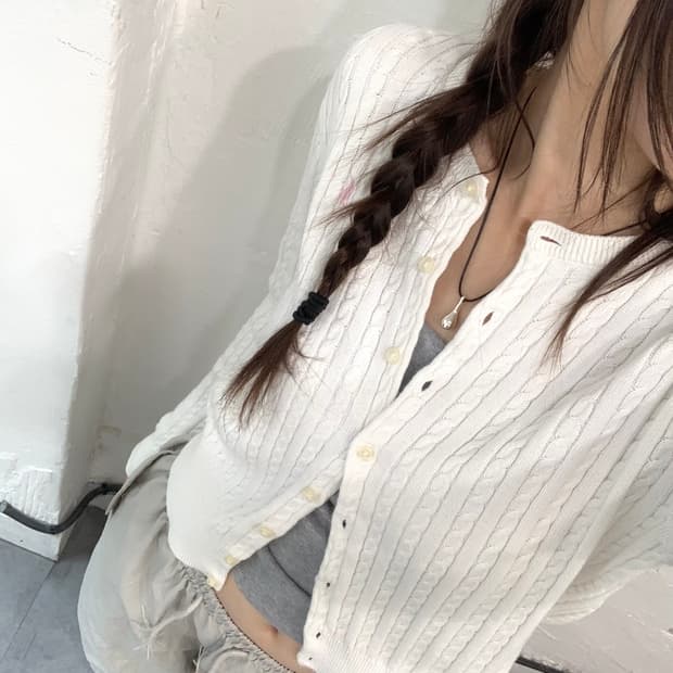 Polo 폴로 랄프로렌 걸즈 화이트 가디건