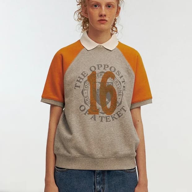 테켓 반팔 맨투맨