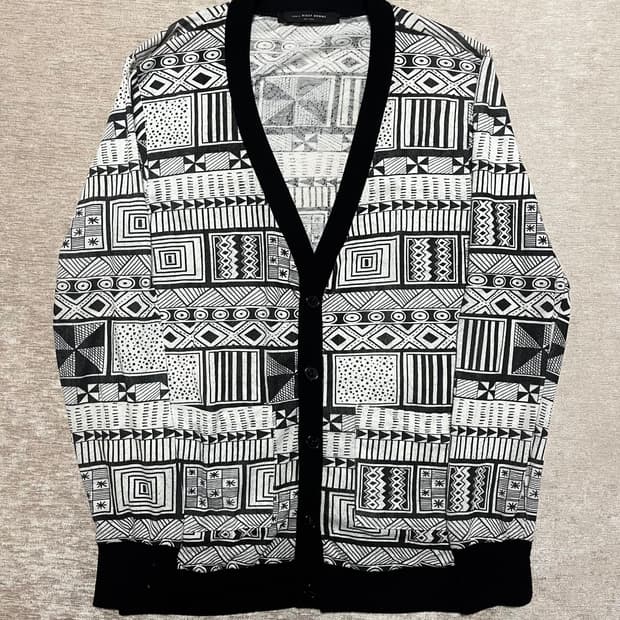 빈티지 패턴 가디건