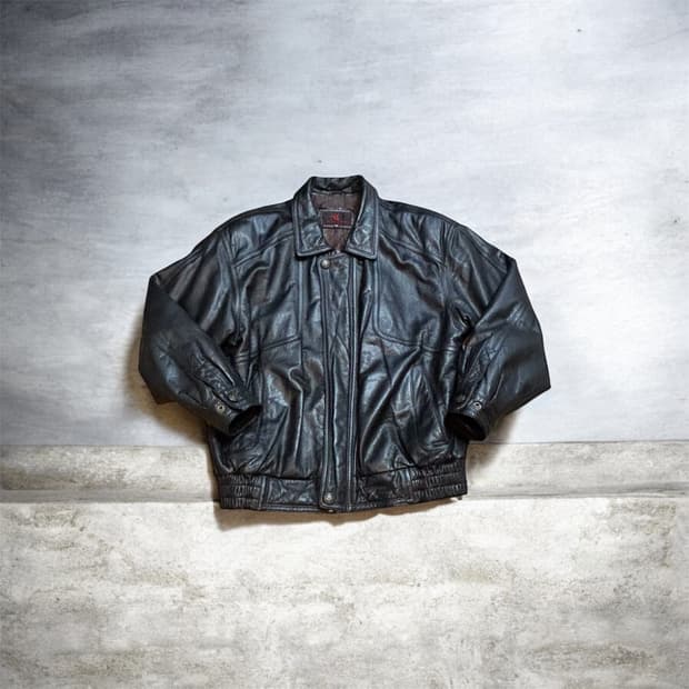 빈티지 가죽 자켓