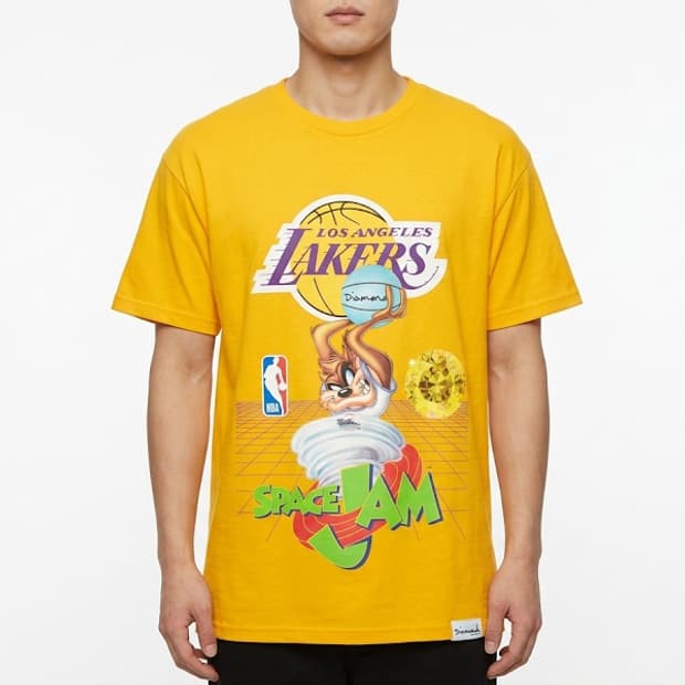 2000년대 빈티지 DiamondxLakers xSpaceJam 티셔츠