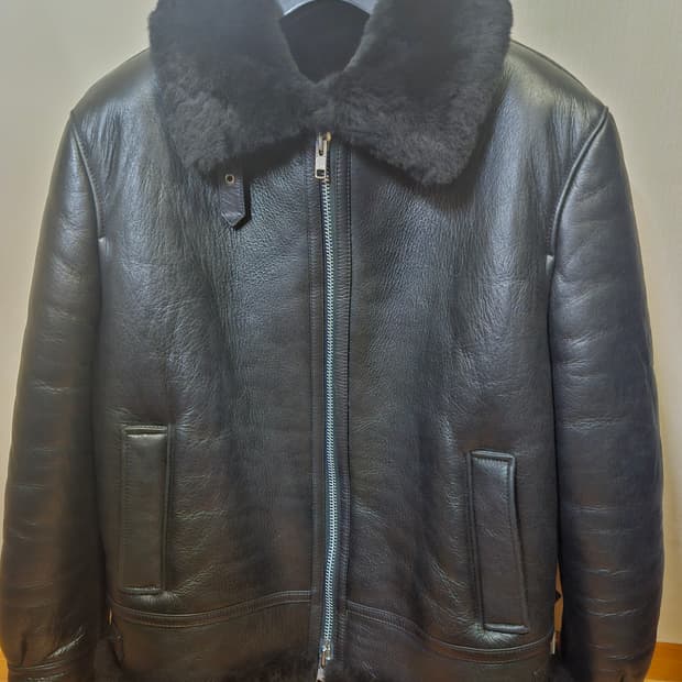 100 L) 론트 양가죽 리얼 무스탕