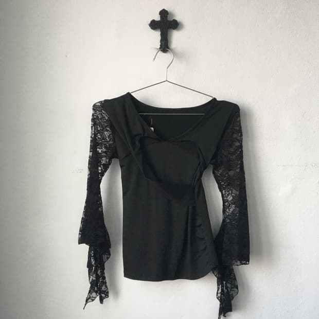 lace point slim fit sleeve