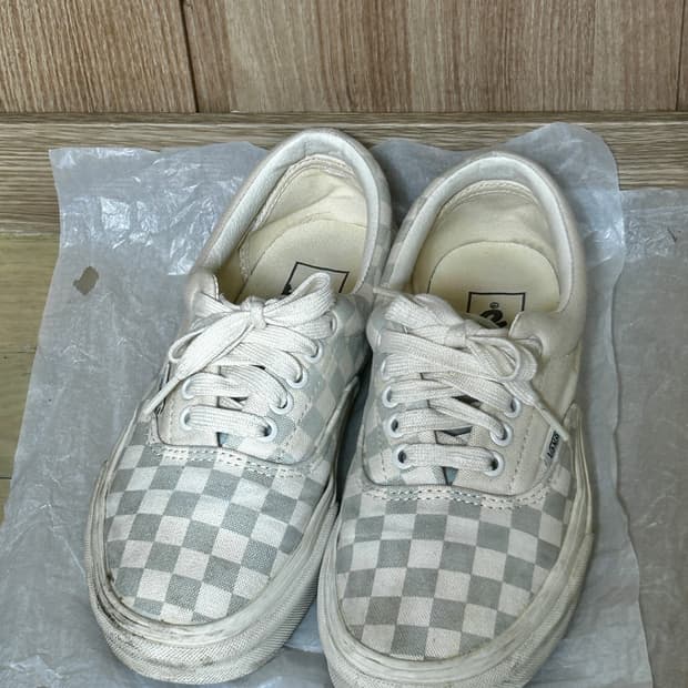 반스 체커보드 스모크 블루 