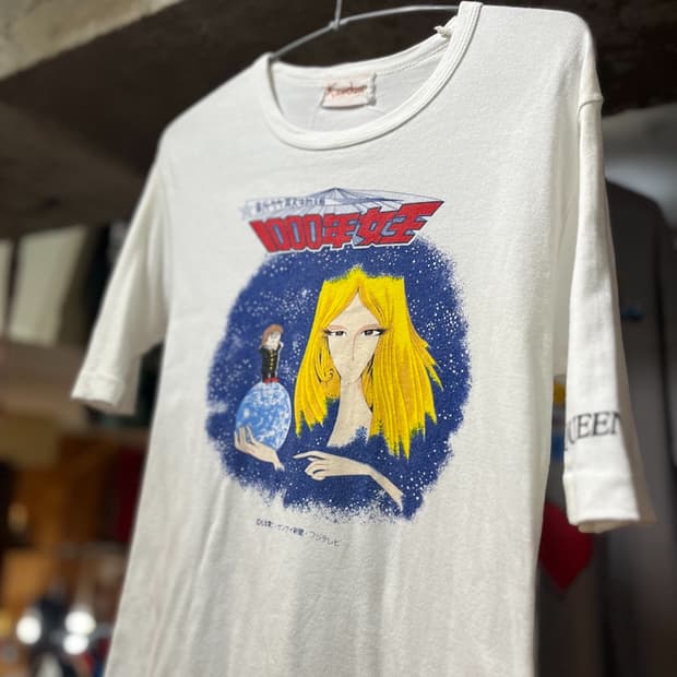 90s 은하철도 999이전 1000년 여왕 빈티지 티셔츠