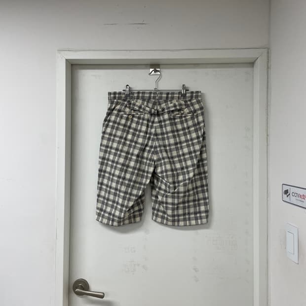 폴로 랄프로렌 체크 반바지 34