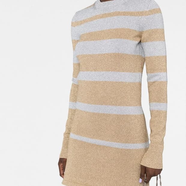 [파코라반] 메탈릭 니트 드레스 새제품 