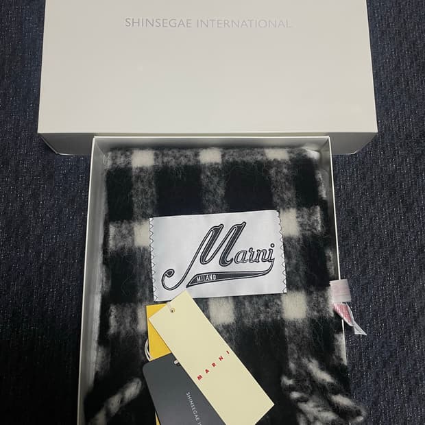 마르니 알파카 머플러 스카프