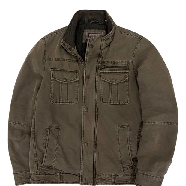 리바이스 밀리터리 자켓 카키 (M) 
