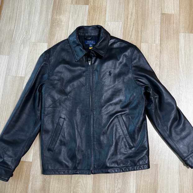 빈티지 폴로 램레더 자켓