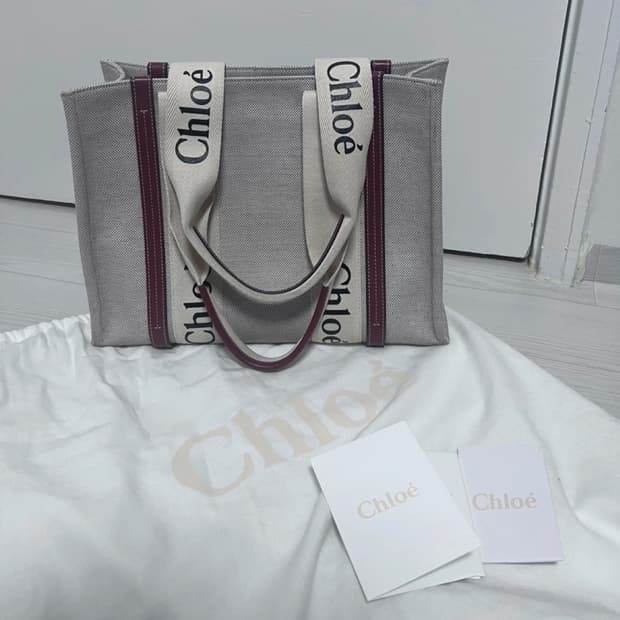 마지막파격가! [정품] 끌로에 우디백 미디움 / 보증서+더스트백+카드포함