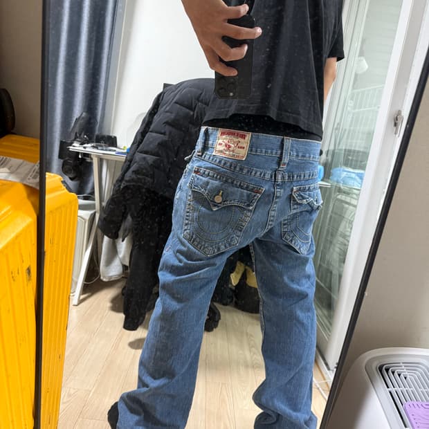 트루릴리전 데님 부츠컷