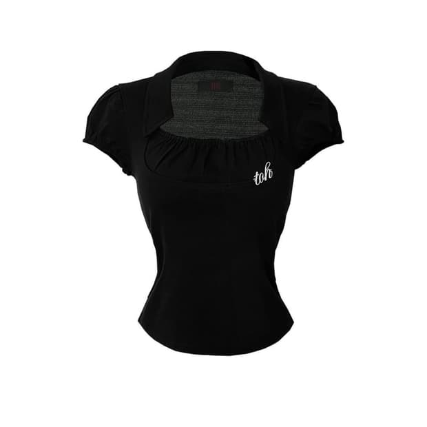 [새상품] toh dolly top goth 티오에이치 돌리 탑 블랙