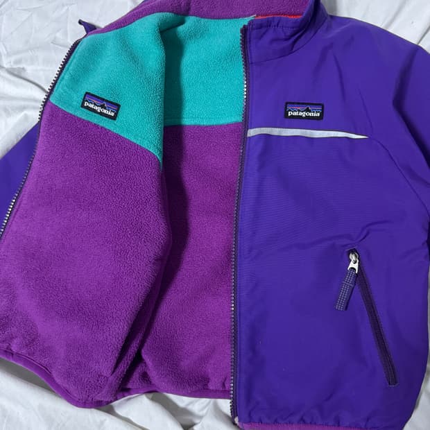 빈티지 파타고니아 리버시블 신칠라 플리스 집업 자켓