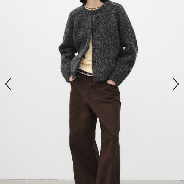 브렌다 브렌든 서울 브라운 팬츠 S 새상품