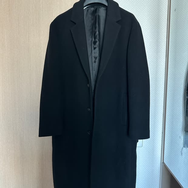 무탠다드 캐시미어 블렌드 오버사이즈 싱글 코트 판매합니다