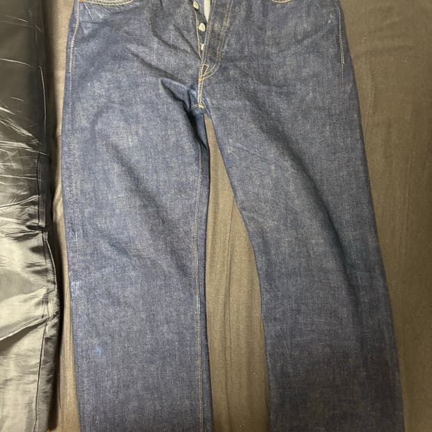 풀카운트 0105w 원워시드 데님 34 사이즈