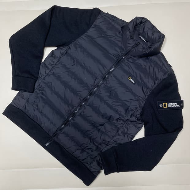 내셔널지오그래픽 브레디 니트 경량 패딩 자켓