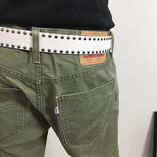 Levi's 511 Olive Chino Shorts