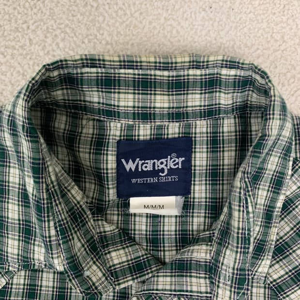 WRANGLER 웨스턴 반팔 셔츠