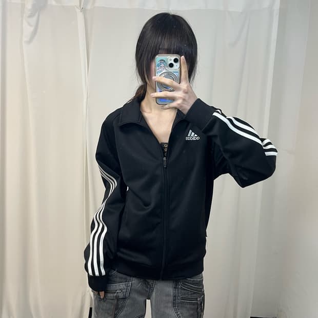 Adidas black martial arts jersey