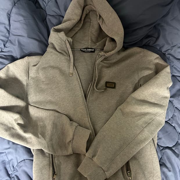 돌체앤가바나 플레이트 후드집업