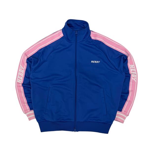 널디 트랙 자켓 블루 / 핑크