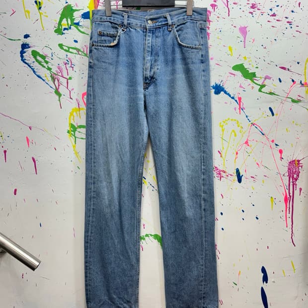 90s Made in USA 리바이스 501 연청 데님 팬츠 W31 L3