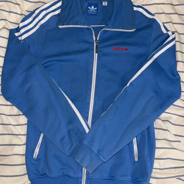 아디다스 베켄바우어 져지 트랙탑 스카이블루 90