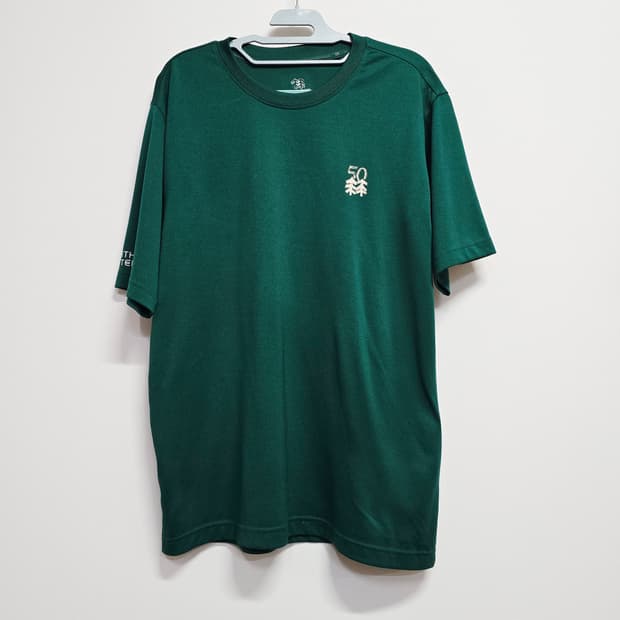 코오롱 50주년 기념 반팔 티셔츠 그린100