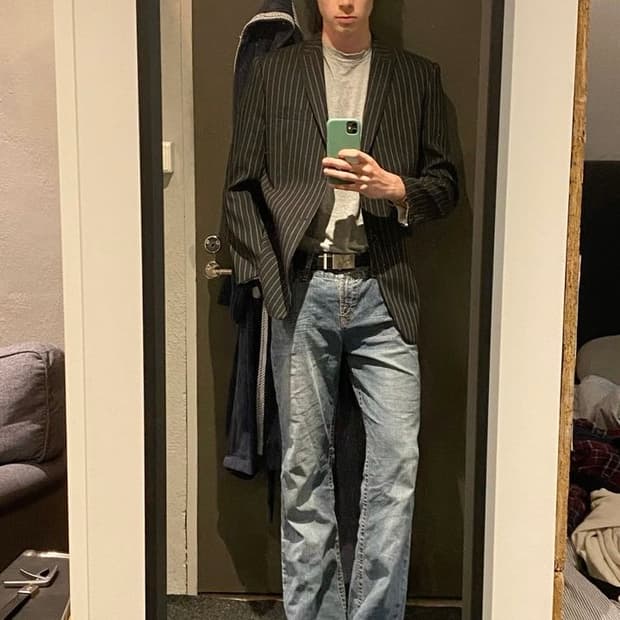 조르지오 아르마니 빈티지 파워숄더 3버튼 블레이저