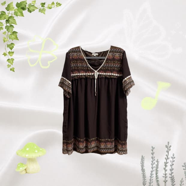 모리걸 쉬폰 블라우스