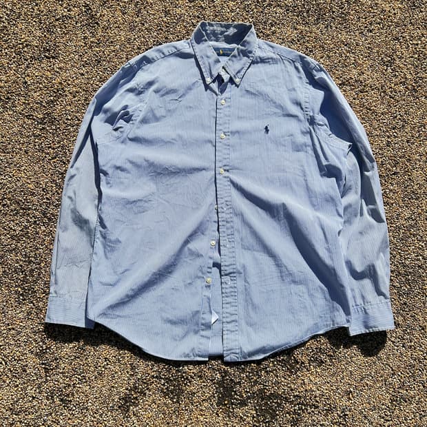 폴로(POLO RalphLauren) 네이비 포니 스트라이프 셔츠