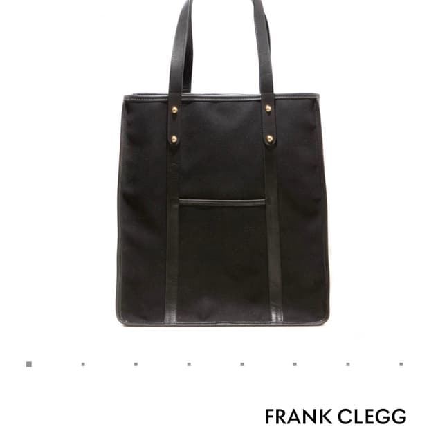 Frank clegg 프랭크 클레그 가죽 토트백