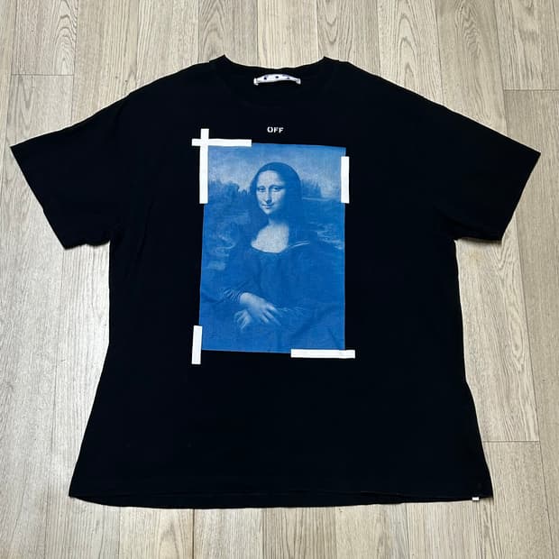 오프화이트 21ss 모나리자 오버핏 반팔 티셔츠 110-115