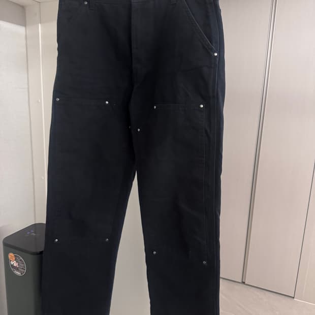 디키즈 톤워시드 덕 캔버스 더블니 팬츠 