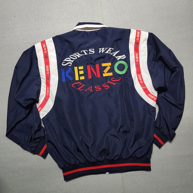 빈티지 겐조 클래식 바람막이 자켓