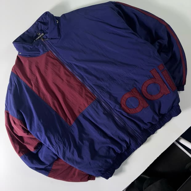 Adidas  아디다스 올드스쿨 나일론 바람막이 점퍼 
