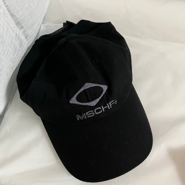 미스치프 롬버스 차콜 코튼 볼캡