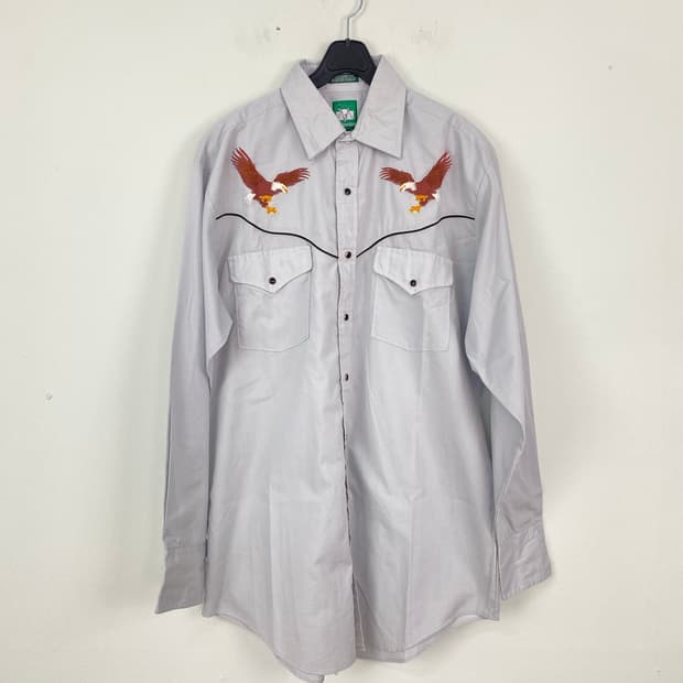 80~90s Rock Creek Ranch 자수 웨스턴셔츠 <92>  