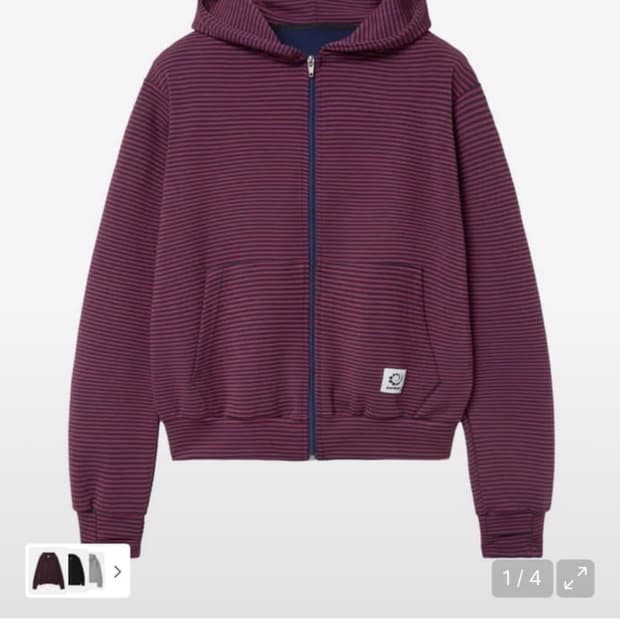 패러킷 드리프트 집업 후디 (러스트 레드) S