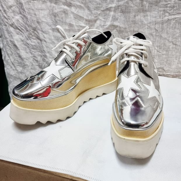 스텔라맥카트니 엘리스 스니커즈 운동화 우드미드솔 (240/37) 상태최상