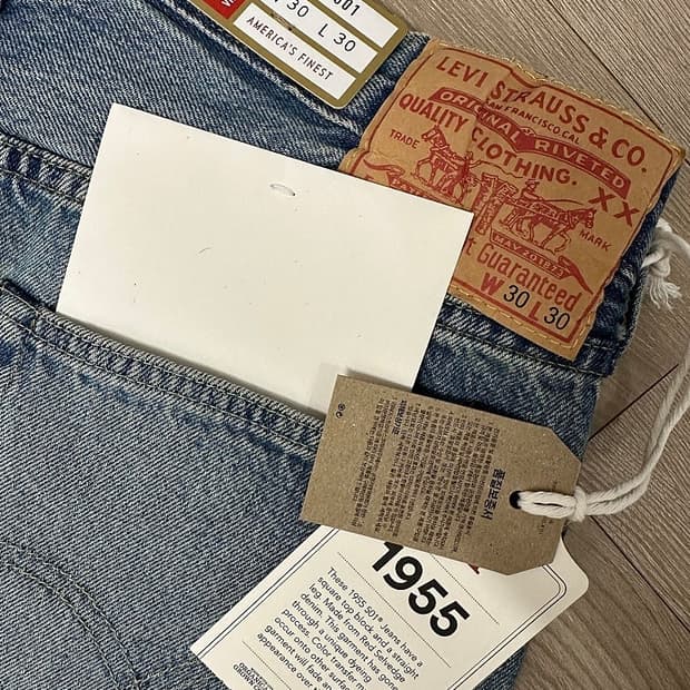 리바이스 lvc 블랙잭  30x30 30*30 허리30 기장30