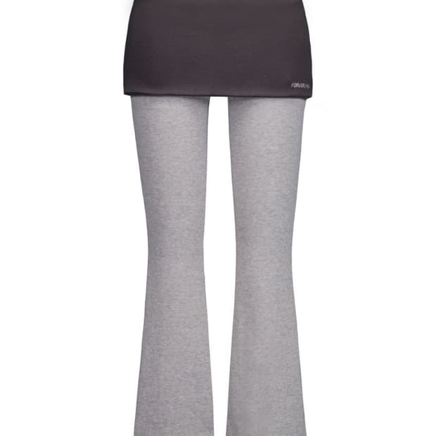 포어링 폴딩 스커트 팬츠 챠콜 M