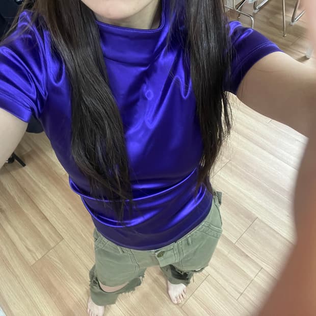 1017 ALYX 9SM zip purple shirt