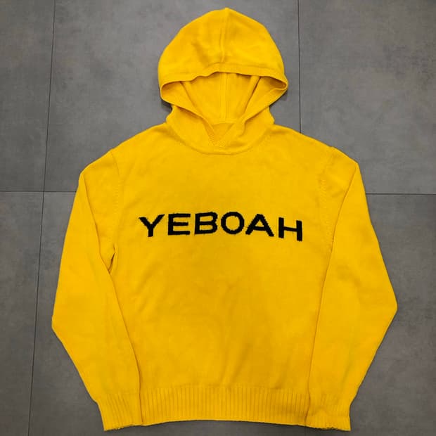 코스 cos 예보아 yeboah 코튼 니트 후드