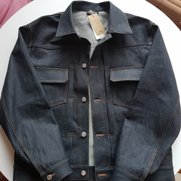 A.P.C 아페쎄 제팬 다크네이비 데님 자켓