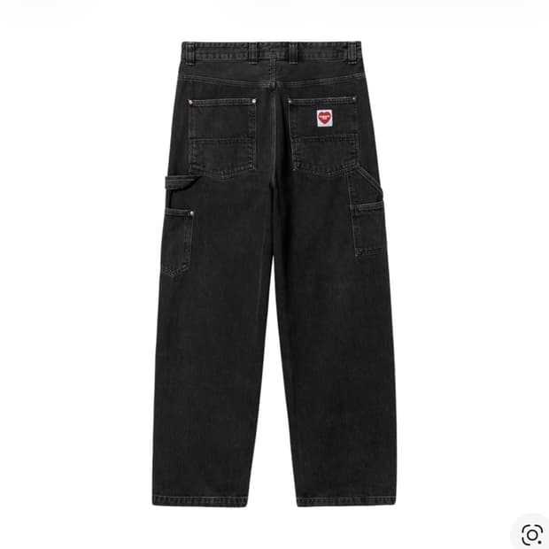 M) 칼하트wip 내쉬 더블니 팬츠 블랙